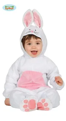 £18.99 • Buy Fiestas Guirca Baby Bunny Rabbit With Pink Tummy Girls Costume Age 12-18 Months