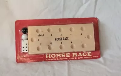 Classic Vintage Horse Race Marble Game In Original Package Unopened • $11.99