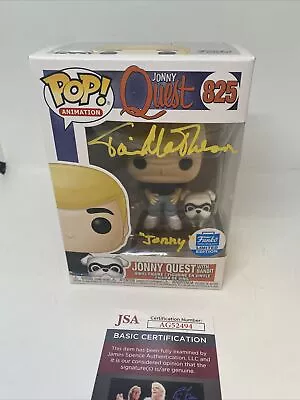 Tim Matheson Signed Funko Pop Jonny Quest #825 Autograph JSA COA + RARE • $157.85