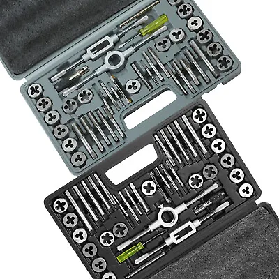 $51.99 • Buy VEVOR Tap And Die Set 80Pcs Metric And SAE Standard Bearing Steel Threading Tool