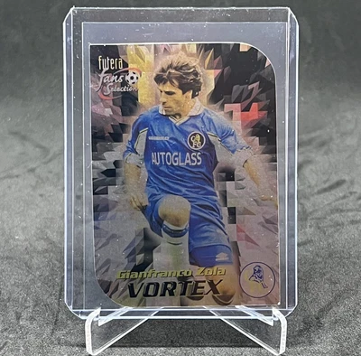 £25.25 • Buy GIANFRANCO ZOLA 1999 Futera Soccer Card Vortex Insert CHELSEA V3 Mint PSA