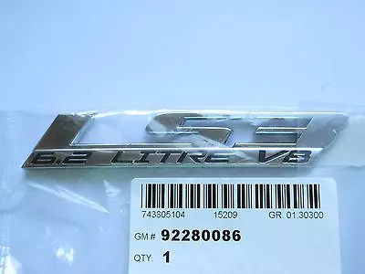 Holden Vf Commodore Ss Ssv Redline ' Ls3 6.2 Litre ' Front Grille Badge Gm New • $47