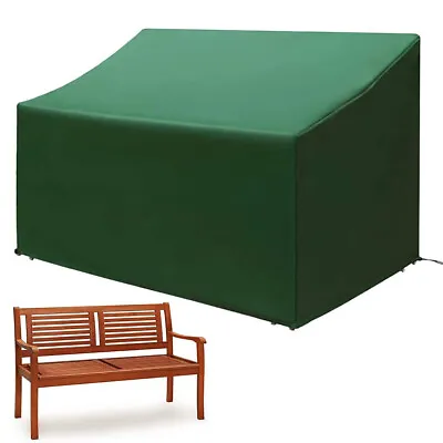 Heavy Duty 3 Seater Garden Bench Seat Cover Waterproof Weatherproof Outdoor Rain • £14.90
