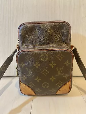 Louis Vuitton Shoulder Bag Amazon Monogram Leather PVC Brown Ladies Men’s • £179.98