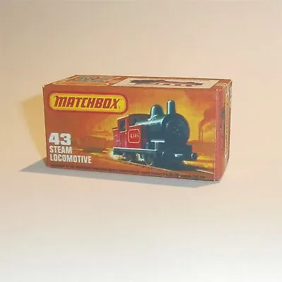 Matchbox Lesney Superfast 43 F Steam Locomotive K Style Repro Box • $12.99