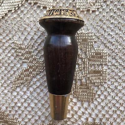 Vintage Michelob Beer Tap Handle 4” Wood & Brass Man Cave Pub Bar Collector • $8