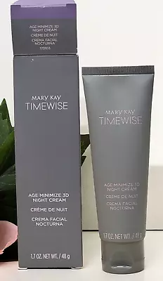MARY KAY TIMEWISE AGE MINIMIZE 3D NIGHT CREAM 1.7 Oz Combination To Oily Skin • $22.49