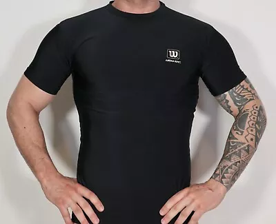Men's Compression Black Athletic Shirt Size L • $22.98
