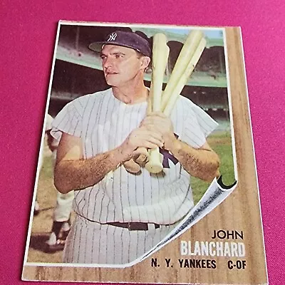 1962 Topps #93 John Blanchard Yankees VG-EX  • $2.99