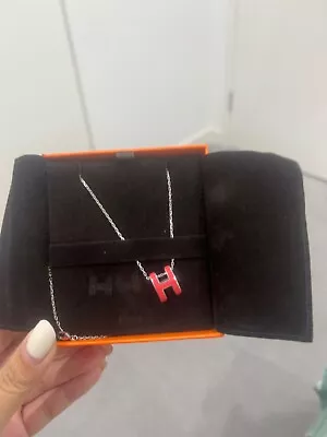 $450 • Buy Authentic Hermès Pop H Necklace