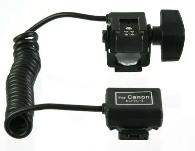 Alzo Digital Canon Off Camera Sync ETTL-II 1 Meter Cord Replacing Canon OC-E3 • £7