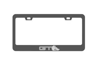 $25.99 • Buy Coyote GT Ford Mustang Logo Premium Black License Plate Frame Cover For 5.0 GT