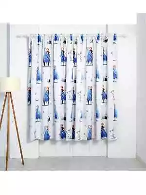 £49.95 • Buy Disney Frozen Anna Elsa Pencil Pleat Blackout Children's Curtains, W165xD137