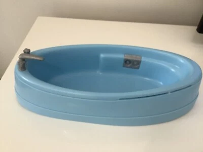 £9.99 • Buy Genuine Barbie  Blue Bath Bathtub  Furniture (N7)