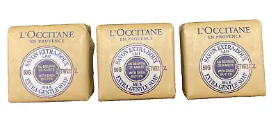 3 - L'Occitane En Provence Milk Shea Butter Extra Gentle Body Soap  1.7oz FRANCE • $27.07