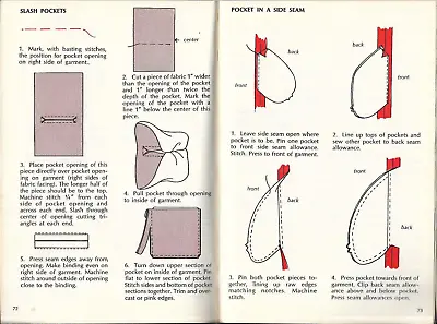 1968 Vintage Instant Sewing Book How To Manual Alterations Upcycling Thrift 2 • $6.99