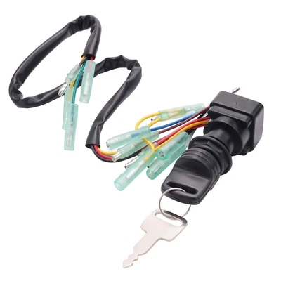 $27.87 • Buy Ignition Switch Key Assy For  Outboard Motor Control Box 703-82510-43-00 N1K8K8