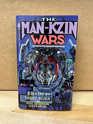 The Man-Kzin Wars Science Fiction Paperback Book By Larry Niven Baen Books 1988 • $12.99