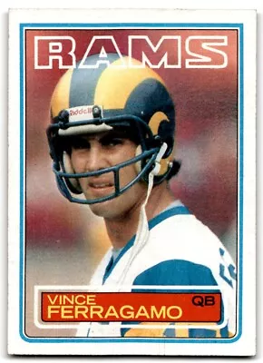 1983 Topps Vince Ferragamo 2 Los Angeles Rams #90 • $4