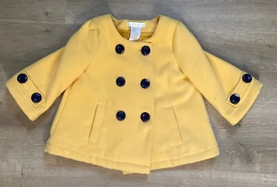 Maggie & Zoe Girls Short Coat Button Up Age 3-4Years. Good Conditions • £10