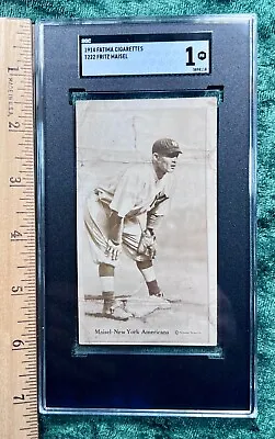 T222 1914 Fatima Fritz Maisel SGC PR 1 (Poor 1 ) New York Highlanders/Yankees • $210