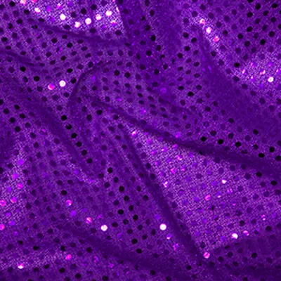 £2.99 • Buy Purple Sequin Fabric - 3mm Sequin Sparkly Costume Craft Fabric Material Metre
