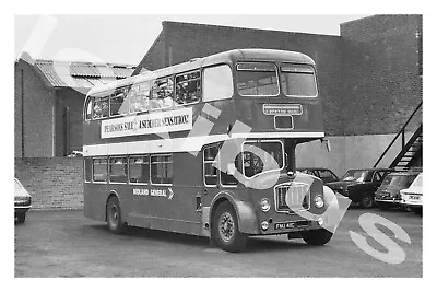 Bus Photograph MIDLAND GENERAL NBC FNU 411C [709] Belper Garage '76 • £1.25