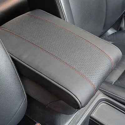 Car Armrest Cushion Pad Cover Center Console Memory Cotton Leather Support Mat • $26.31