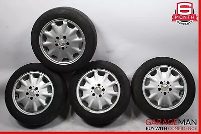 95-99 Mercedes W210 E320 E430 Complete Wheel Tire Rim Set Of 4 Pc 7.5Jx16H2 OEM • $630