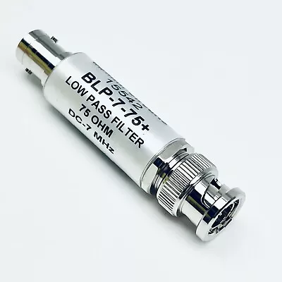 MINI CIRCUITS BLP-7-75+ 15542 75Ω DC-7 MHz LOW PASS FILTER  • $74.95