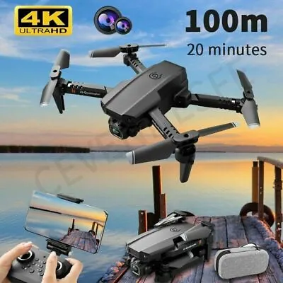 Mini Drone XT6 4K 1080P HD Camera WiFi Fpv Air Foldable Quadcopter Kids RC Toy • $19.75