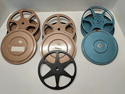 Lot Of 4 Vintage 8mm Metal Film Reels And Cans • $29.95