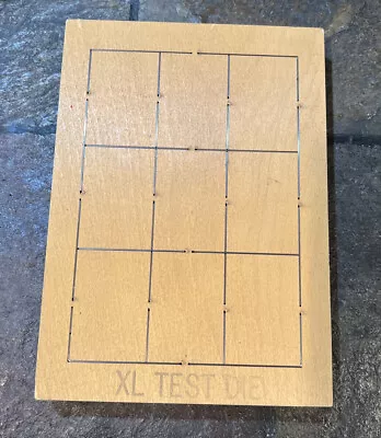 ELLISON Die Cut XL TEST DIE Vintage Scrapbook Educational - Wooden Block • $9.99