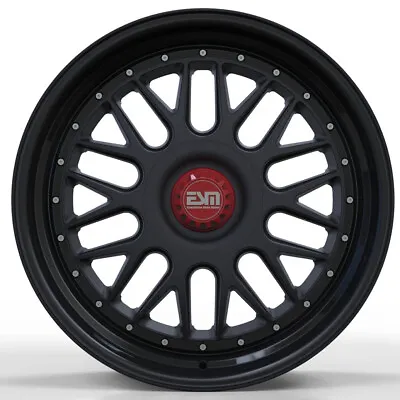 ESM 004M  BK Wheels Rims 18x11 18x8.5 5x130 Porsche 997 Turbo *requires Spacer • $1076