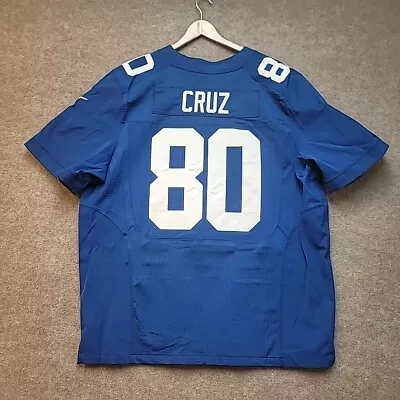 New York Giants Victor Cruz Jersey Mens Nike NFL On Field  Football Size 56 Blue • $111.99