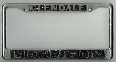 $78 • Buy Glendale California Morrison Volkswagen Vintage VW Dealer License Plate Frame