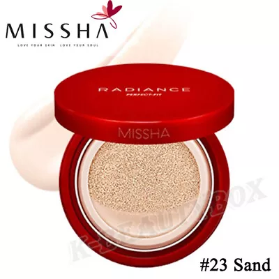 MISSHA Radiance Perfect Fit Cushion 15g SPF30 PA++ 15g 4 Color BB Cushion KOREA • $21.96