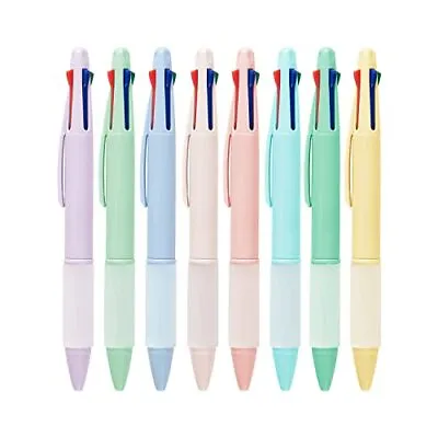 Multicolor Ball Point Pens 4-in-1 Colored Pens 1.0mm Assorted Inks 4-Color Ba... • $11.84