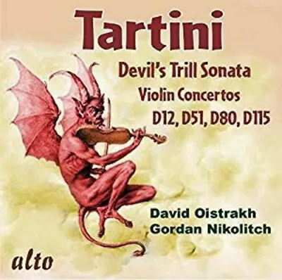 Devil's Trill Sonata / Violin Concertos D12 & D51 By Tartini / Oistrakh... • $14.04