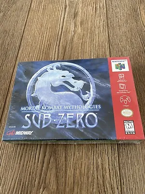Mortal Kombat Mythologies Sub-Zero Nintendo 64 N64 New Sealed • $1500