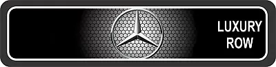 Mercedes Luxury Row Street Sign All Metal Tin Sign 4 X 18 Vintage Or Muscle Cars • $14.95