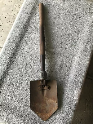 Vintage WWII 1944 ENTRENCHING SHOVEL Folding Military Army • $55