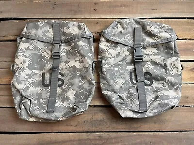 QTY 2 US Military MOLLE ACU SUSTAINMENT POUCH For US ARMY Rucksack Back Pack NIB • $22.90