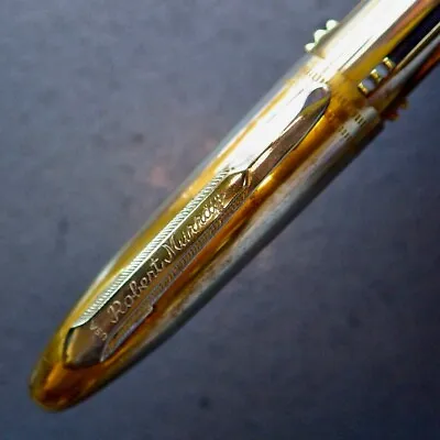 Serviced ROBERT MURRAY 4 COLOR Mech Pencil•Gold Tone•1.18mm Lead•FREE US Ship • $16
