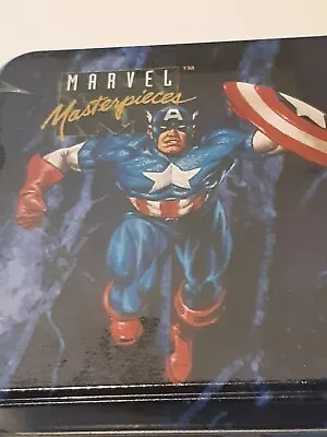 Marvel Masterpieces 1993 Captain America Sealed Tin Limited Edition Series 1 VTG • $303.94