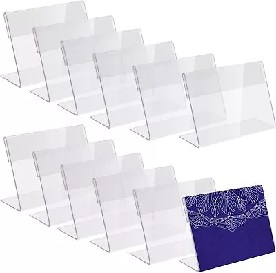 Acrylic Counter Poster Holder Perspex Leaflet Display Stand A3 A4 A5 A6 & A7 • £6.49
