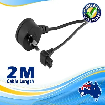 $16.95 • Buy Doss 2m Power Cable 240v Ac Mains Figure 8 Iec C7 Appliances, Tv, Lead R720acr