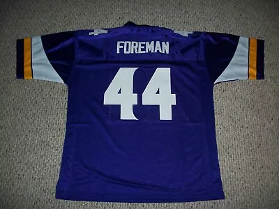 CHUCK FOREMAN Unsigned Custom Minnesota Swn Current Purple Football Jersey S-3XL • $20.05