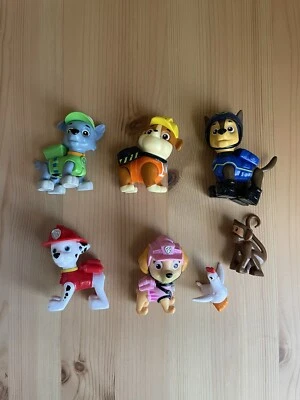 $18 • Buy Paw Patrol Spinmaster Figure Pups Lot Plus Chicken & Monkey Chickaletta