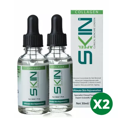 $46.74 • Buy FACE SERUM X2 100% Pure Collagen Anti Ageing Skin Care Toner Oils By Skin Apeel